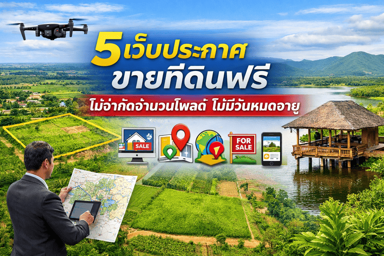 ลงขายที่ดินฟรี